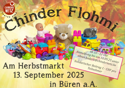 Chinderflohmi am Herbstmarkt in Büren a. A. – Jetzt anmelden! 