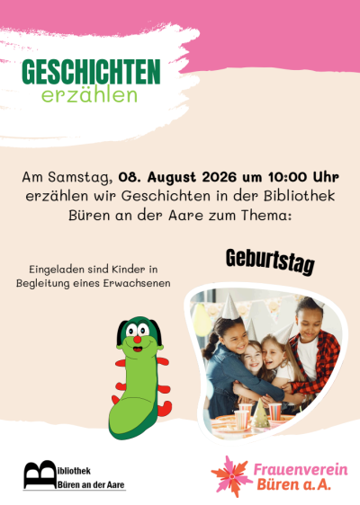 Geschichten erzählen in der Bibliothek