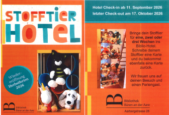 Stofftierhotel in den Herbstferien