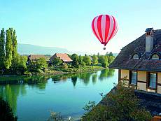 Aare mit Ballon