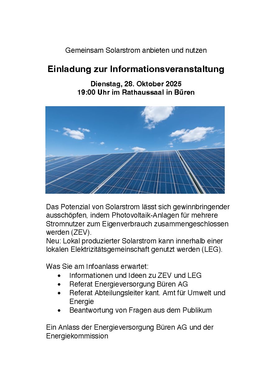 Informationsveranstaltung