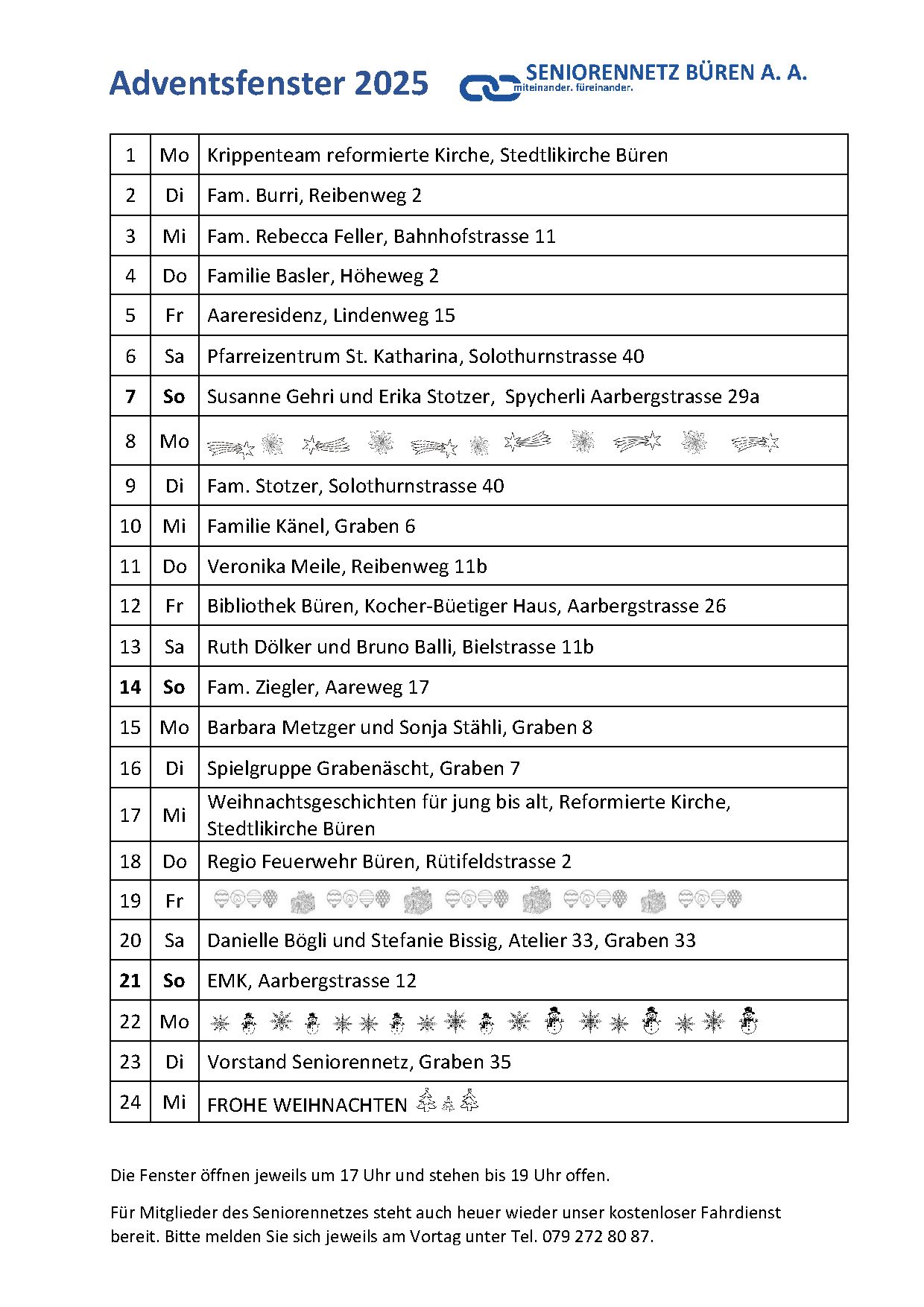 Adventsfenster 2025